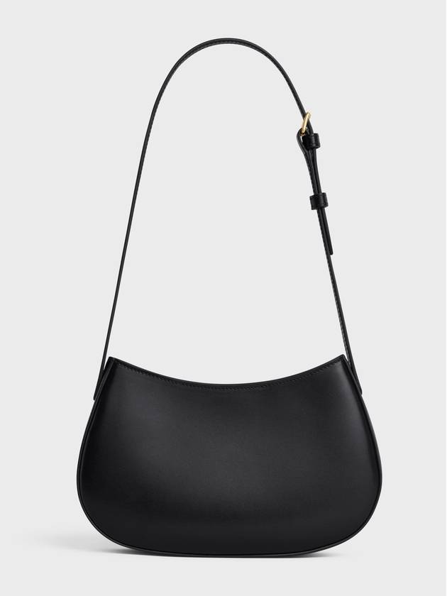 Calfskin Medium Tilly Shoulder Bag Black - CELINE - BALAAN 4