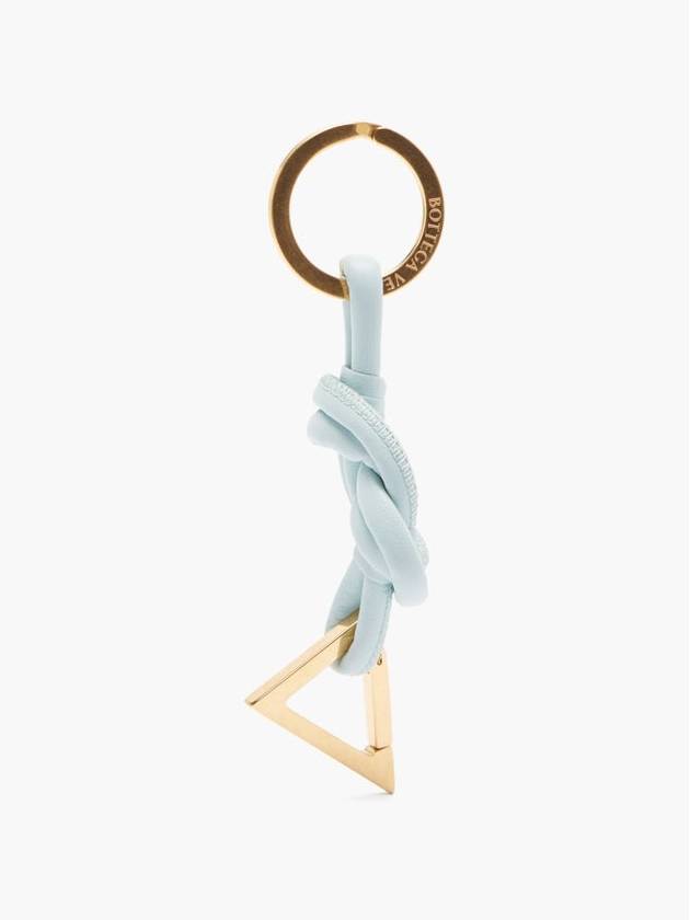 Triangle Nappa Key Holder Pale Blue - BOTTEGA VENETA - BALAAN 3