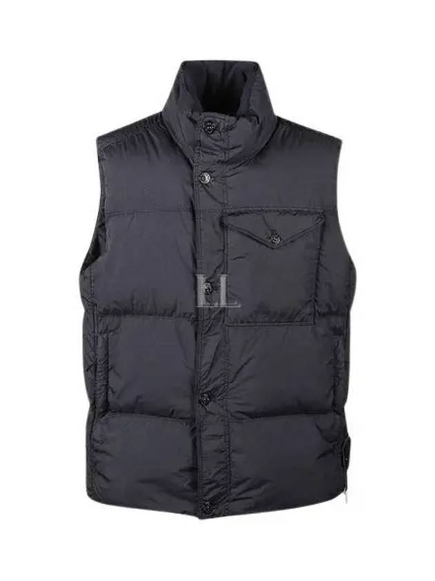 Crinkle Reps R-NY Down Vest Navy - STONE ISLAND - BALAAN 2