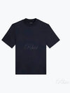 Ace Mock Neck Short Sleeve T-Shirt Navy - J.LINDEBERG - BALAAN 2