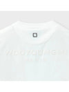 Luminous Back Logo Short Sleeve T-Shirt White - WOOYOUNGMI - BALAAN 5