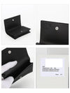 Logo Soft Grained Calfskin Card Wallet Black - LOEWE - BALAAN 4