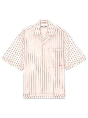 Short sleeve shirt off white red stripe - SUNNEI - BALAAN 1