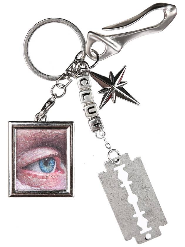 Razor Blade Layered Keyring - CLUT STUDIO - BALAAN 1