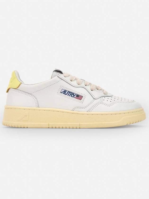 Medalist Yellow Tab Low Top Sneakers White - AUTRY - BALAAN 2