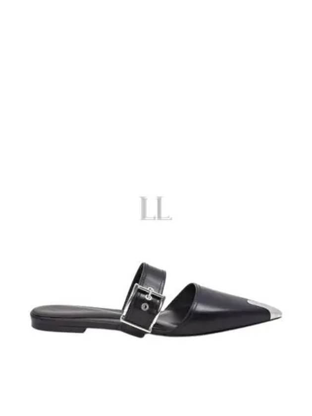 Punk Flat Mules Black - ALEXANDER MCQUEEN - BALAAN 2