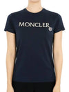 Kids Infant Embroidered Logo Short Sleeve Navy 8C00006 83907 778 12 14A Adults can wear - MONCLER - BALAAN 2