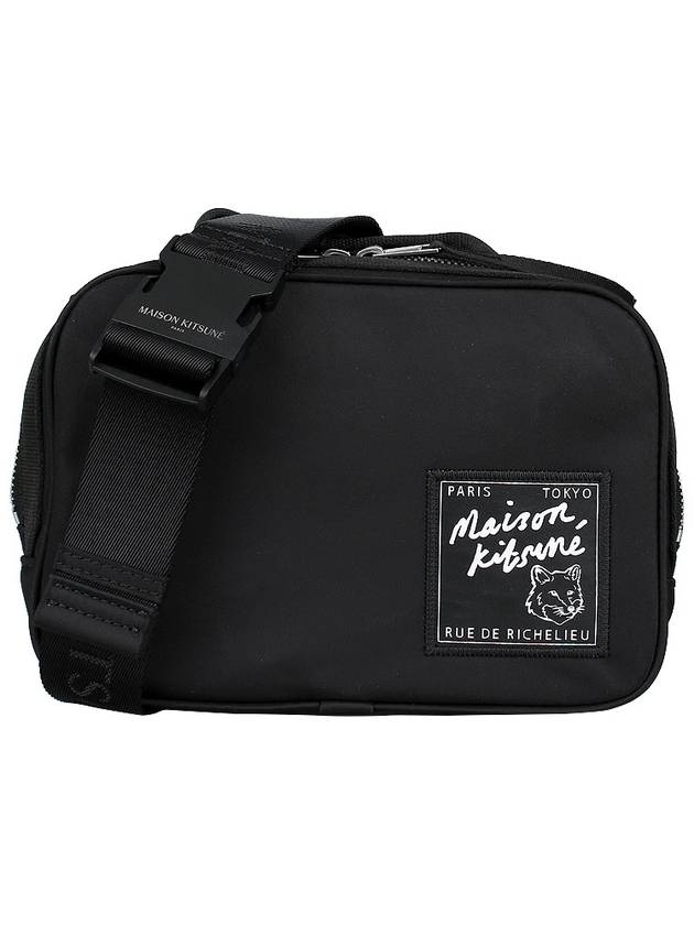 Traveler Belt Bag Black - MAISON KITSUNE - BALAAN 3