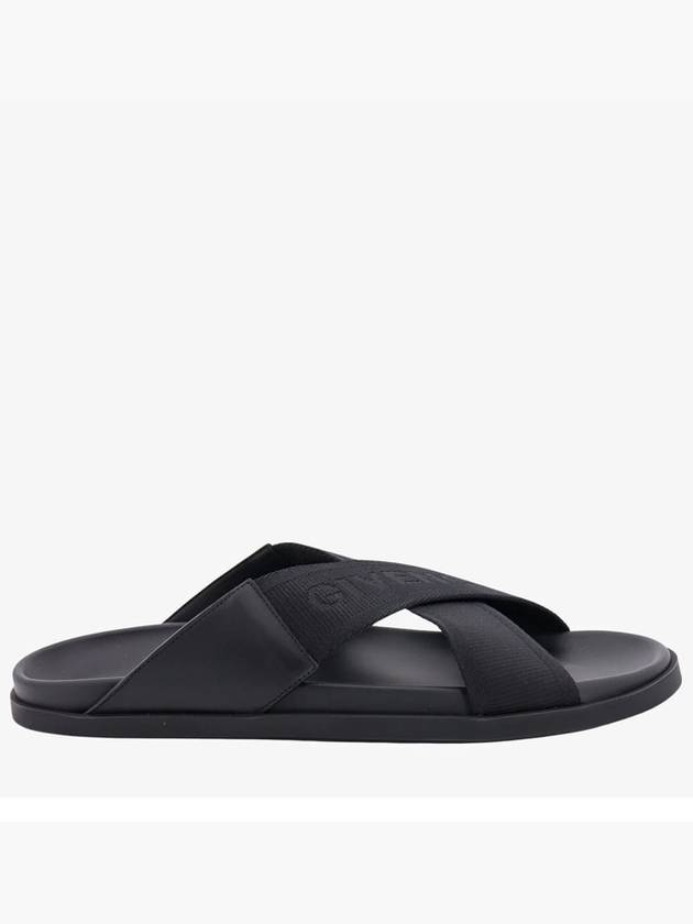 Cross Strap Sandal Slippers Black - GIVENCHY - BALAAN 2