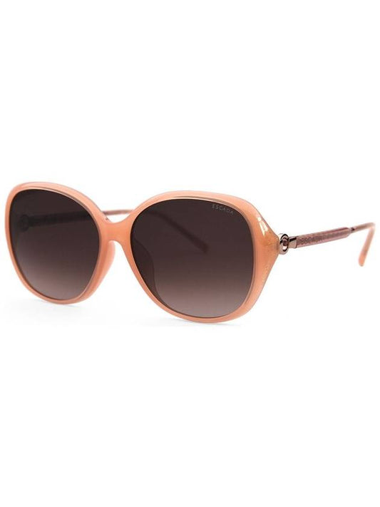 Escada SES B56G 06AJ officially imported round butterfly horn rimmed oversized women s luxury sunglasses - ESCADA - BALAAN 1