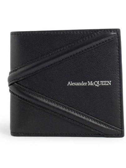 Harness Billfold Half Wallet Black - ALEXANDER MCQUEEN - BALAAN 2