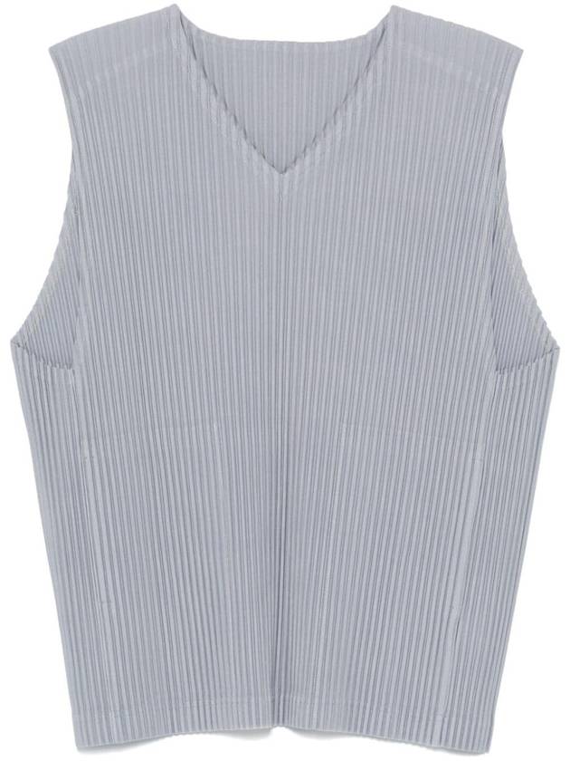 MC August Pleated Vest Grey - ISSEY MIYAKE - BALAAN 2