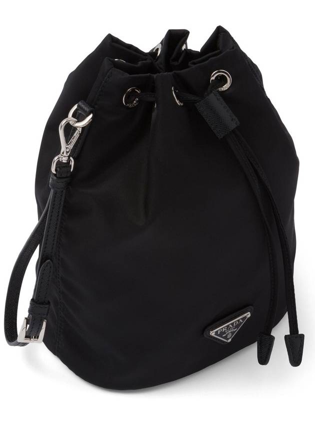 Re-Nylon Drawstring Pouch Black - PRADA - BALAAN 5