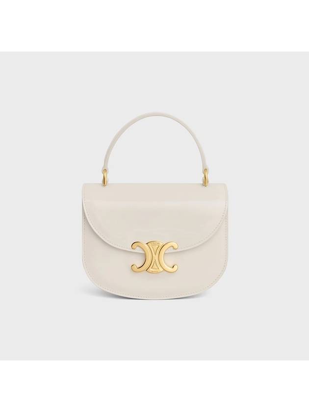 Mini Clea Besace Shoulder Bag White 10L063GCJ 00WC - CELINE - BALAAN 1