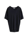 Black Lip Classic Tee TO1146 LJ1016 BK999 - LEMAIRE - BALAAN 1