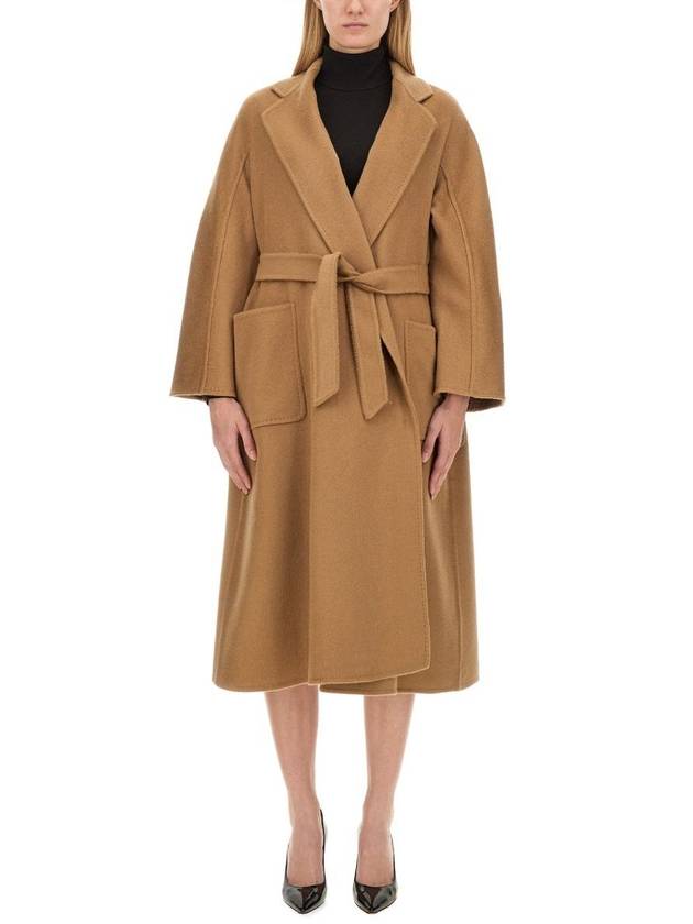 Ludmilla Belt Single Coat Camel - MAX MARA - BALAAN 2