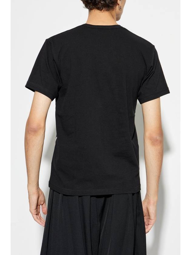 Comme Des Garçons Black Cotton T-shirt, Unisex, Black - COMME DES GARCONS - BALAAN 6