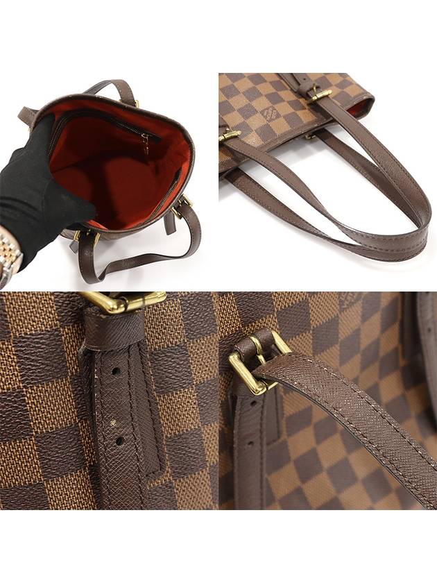 N42240 Damier Eben Canvas MARAIS Bucket Shoulder Bag - LOUIS VUITTON - BALAAN 5