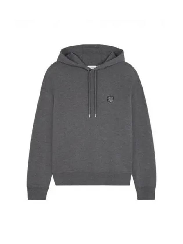 Bold Fox Head Patch Oversize Hoodie Grey - MAISON KITSUNE - BALAAN 2