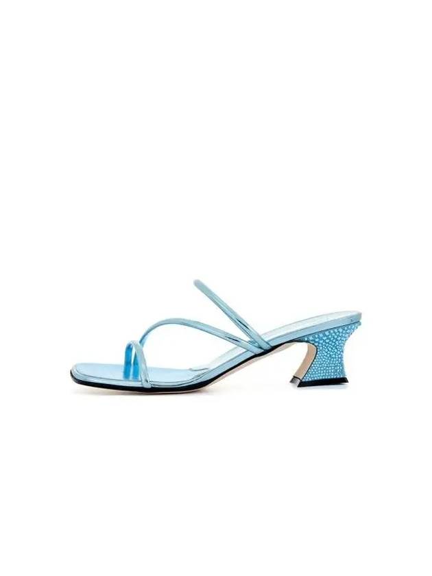 WOMEN TWINGO Hotfix heel sandals blue 270720 - GIUSEPPE ZANOTTI - BALAAN 1