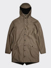 Hooded Long Raincoat Wood - RAINS - BALAAN 2