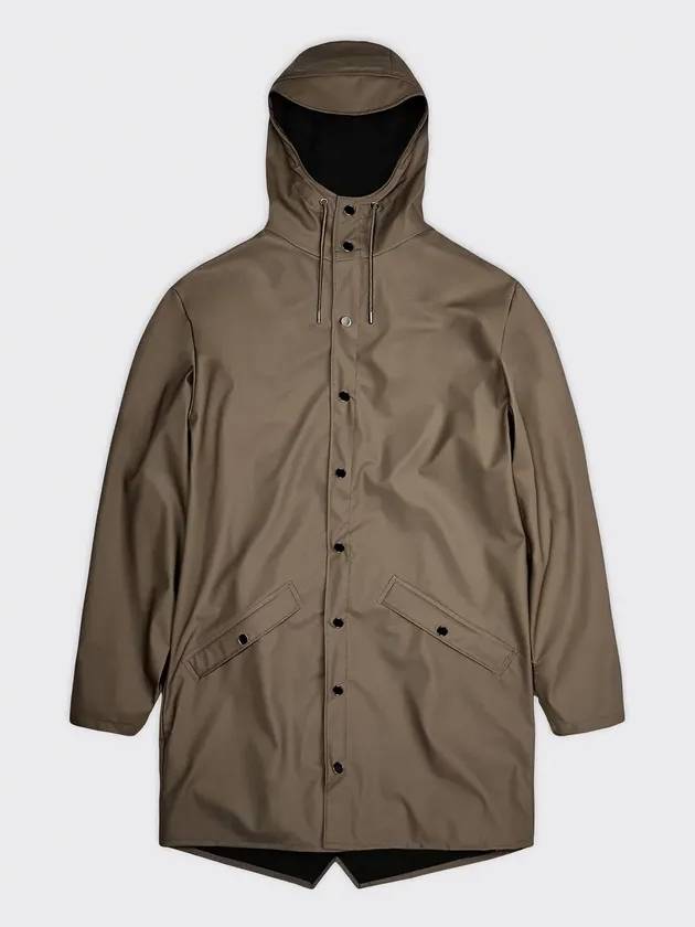 Hooded Long Raincoat Wood - RAINS - BALAAN 2