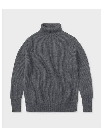 ANDERSEN Navy Turtleneck Gray - ANDERSEN-ANDERSEN - BALAAN 1