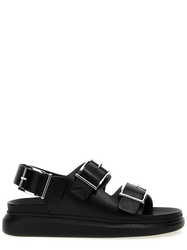 Hybrid Double Buckle Sandals Black - ALEXANDER MCQUEEN - BALAAN 2