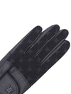 W MONOGRAM SEETHROUGH GLOVE PAIR BK - ANEWGOLF - BALAAN 5