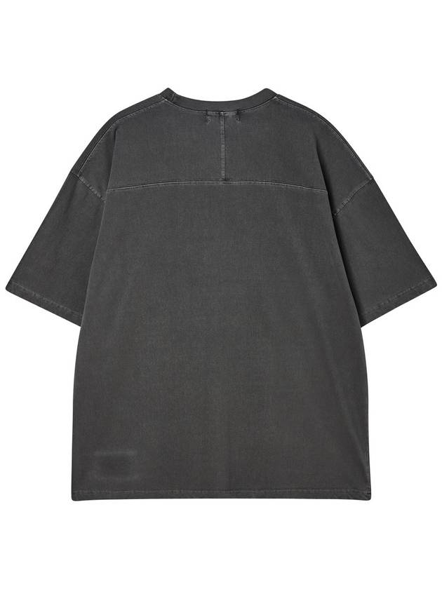 _PIGMENT WAPPEN OVER FIT SHORT SLEEVE T SHIRTS C.GREY - THE GREEN LAB - BALAAN 10