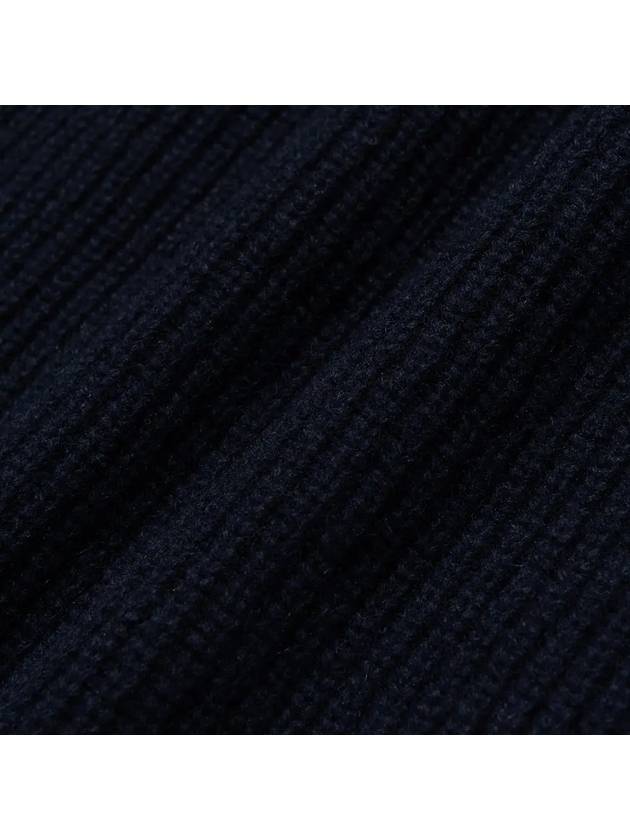 Lambswool collar button point knit DKNAVY - 20THHOLE - BALAAN 5