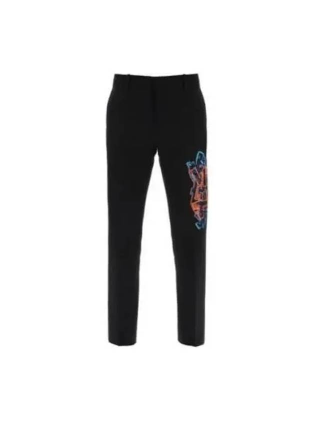 Slim Graph Coupetraiser Slacks Black - OFF WHITE - BALAAN 2