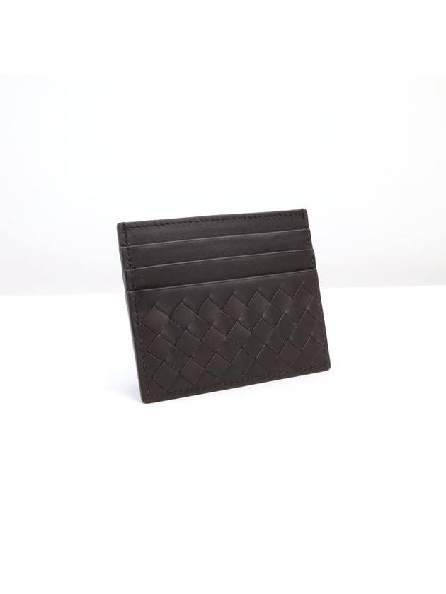 Intrecciato Classic Card Wallet Brown - BOTTEGA VENETA - BALAAN 4