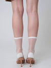 AW41AS01 See-through ankle socks_White - ATHPLATFORM - BALAAN 4