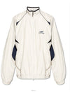 3B Sports Icon Medium Fit Track Jacket White - BALENCIAGA - BALAAN 6