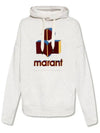 Miley Logo 3D Hoodie Ecru - ISABEL MARANT - BALAAN 3