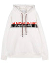 Men's Logo Print White Hoodie NMW20203 081 - IH NOM UH NIT - BALAAN 3