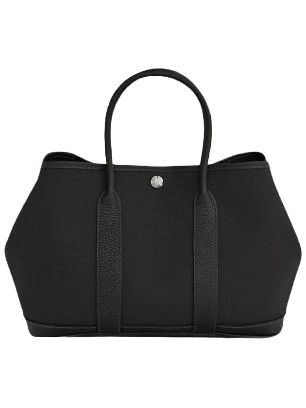 Garden Party 30 Tote Bag Black - HERMES - BALAAN 1