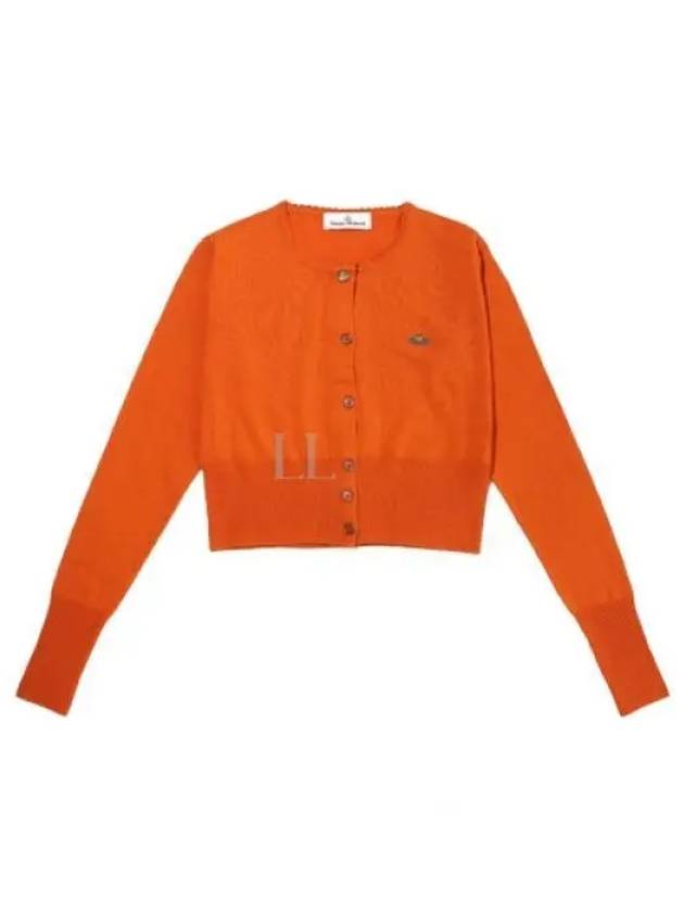 Bea Cropped Cardigan Orange - VIVIENNE WESTWOOD - BALAAN 2