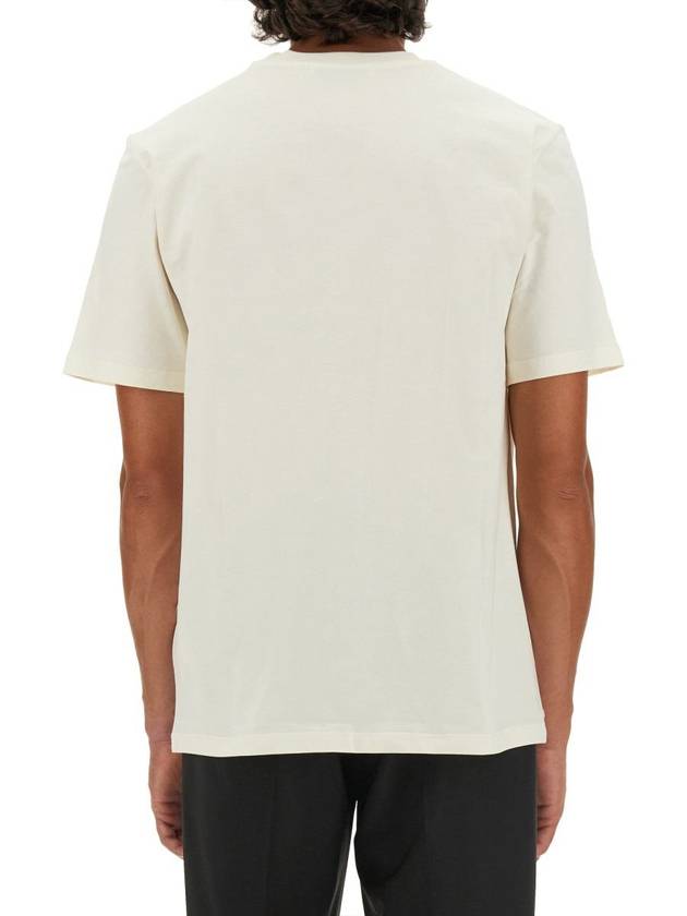 Msgm T-Shirt With Brushed Logo - MSGM - BALAAN 3