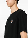 Fox Head Patch Classic Short Sleeve T-Shirt Black - MAISON KITSUNE - BALAAN 4