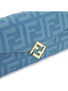 Diamond Continental FF Logo Chain Long Wallet Blue - FENDI - BALAAN 8