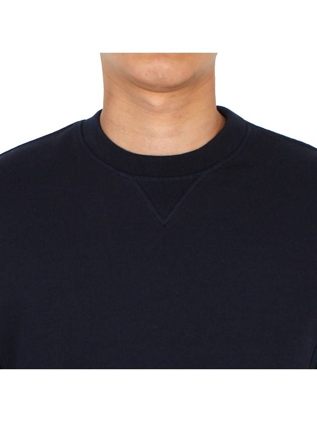 4 Bar Loopback Jersey Sweatshirt Navy - THOM BROWNE - BALAAN 9