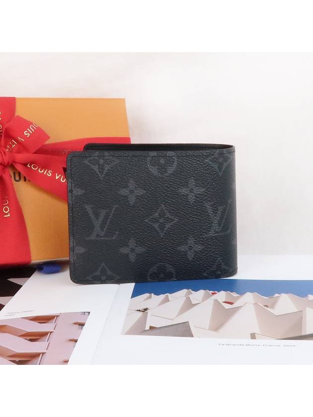 Multiple Monogram Eclipse Half Wallet Black - LOUIS VUITTON - BALAAN 6