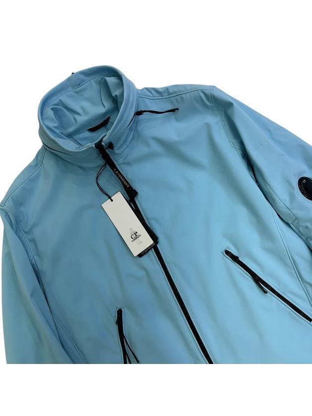 Lens Waffen Soft Shell Windbreaker Jacket Sky Blue 12CMOW093A - CP COMPANY - BALAAN 2