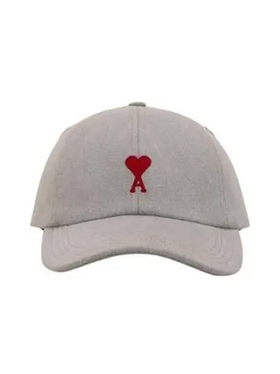 De Coeur Embroidery Ball Cap Jabel Grey - AMI - BALAAN 2