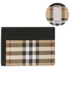 Vintage Check Money Clip Card Wallet Archive Beige - BURBERRY - BALAAN 2