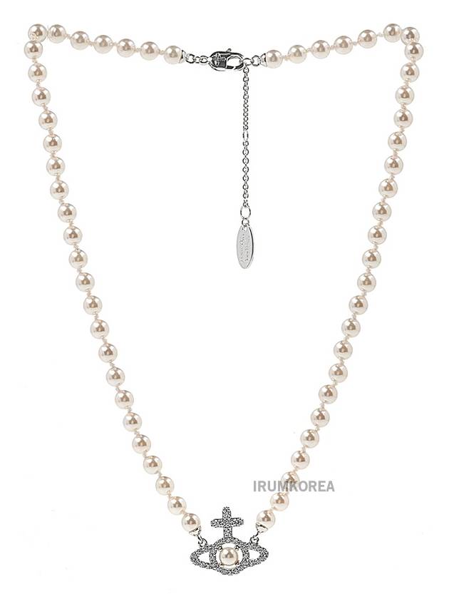 Women's Olympia Pearl Necklace Silver - VIVIENNE WESTWOOD - BALAAN 10