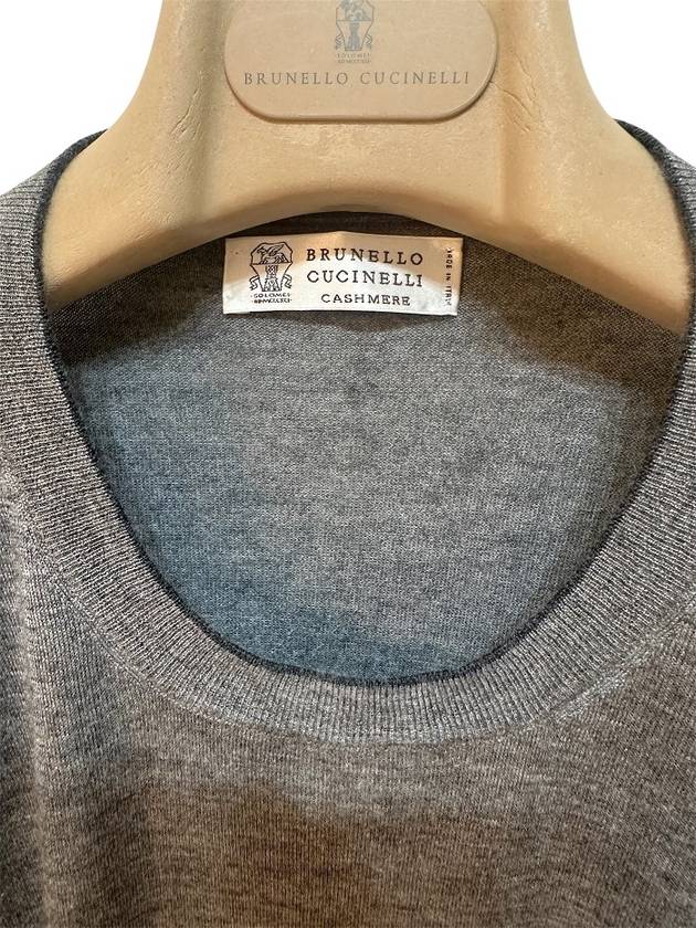 Cashmere silk knit crew neck - BRUNELLO CUCINELLI - BALAAN 2