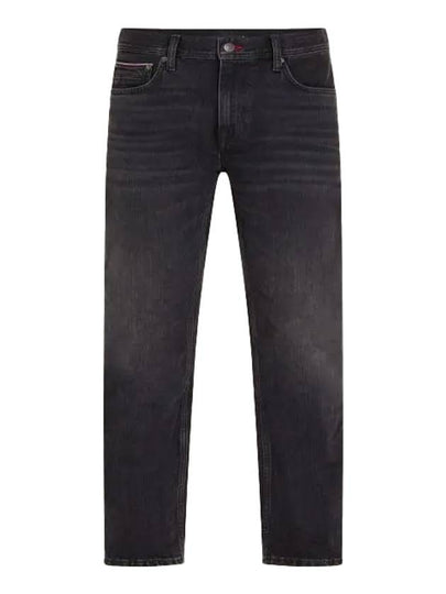 Denim Straight Jeans Black - TOMMY HILFIGER - BALAAN 2